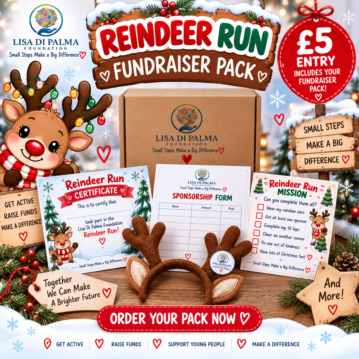 Reindeer Run Fundraiser Pack