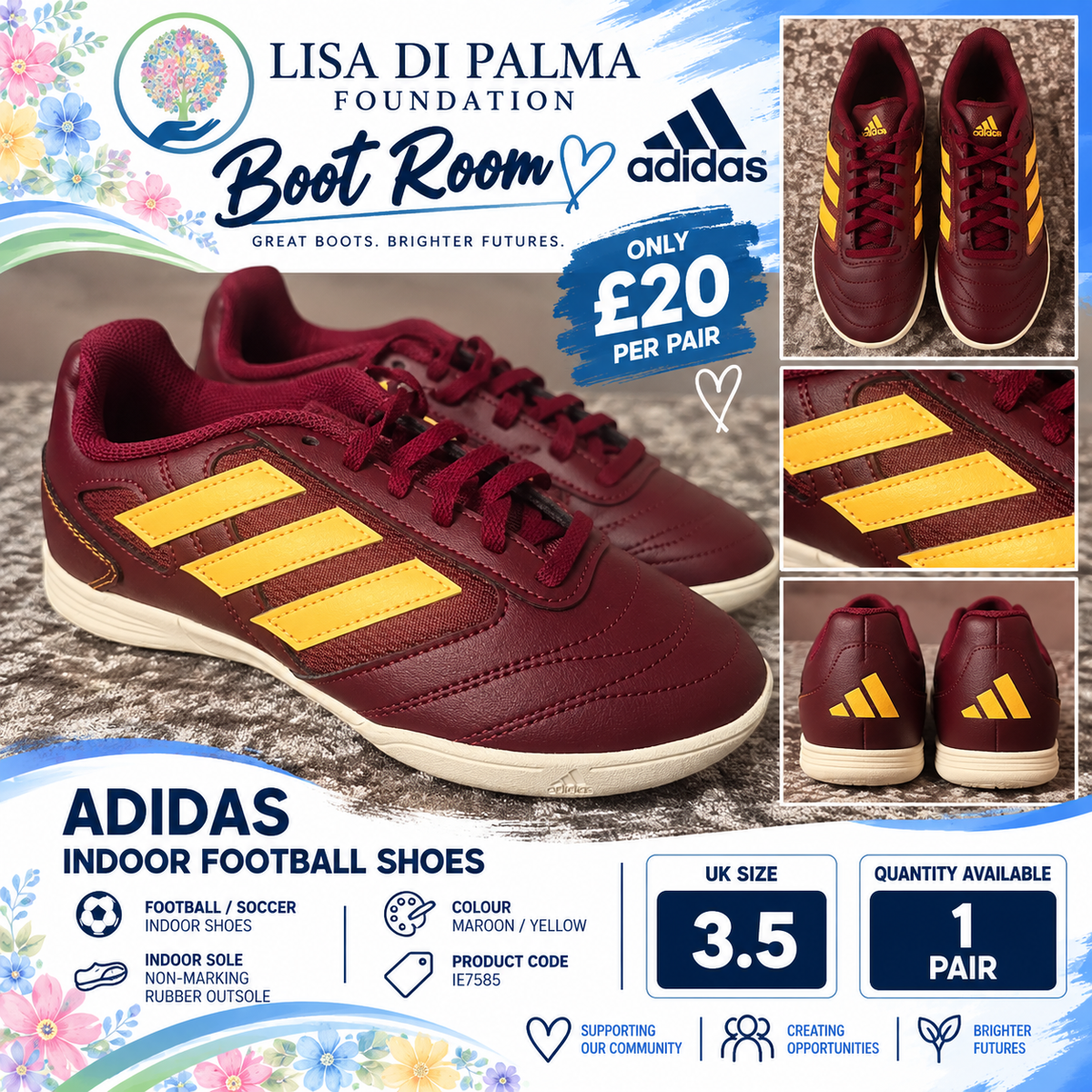 Adidas Indoor Football Shoes