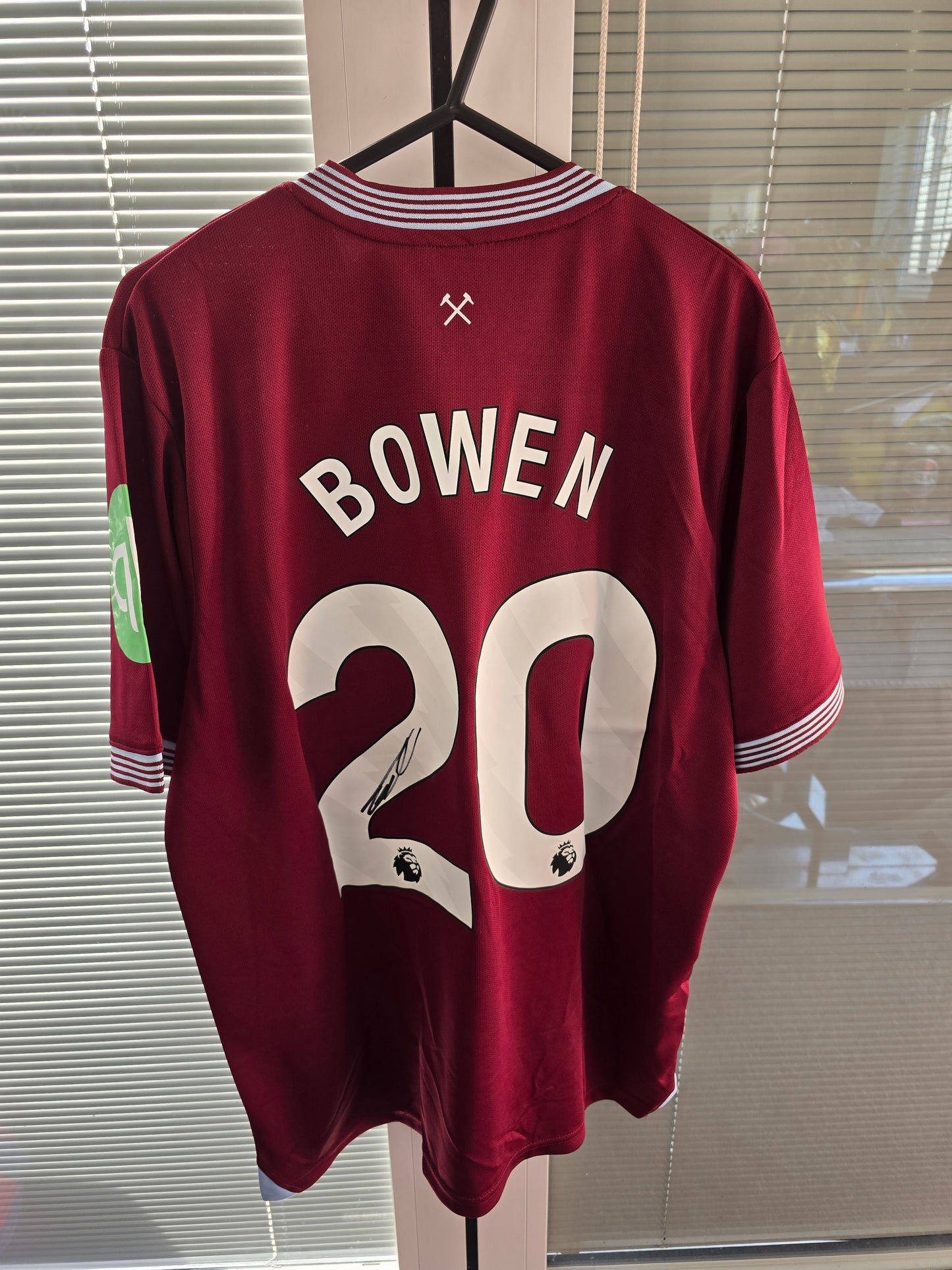 SIGNED JAROD BOWEN WEST HAM 25/26 SEASON SHIRT RAFFLE TICKET