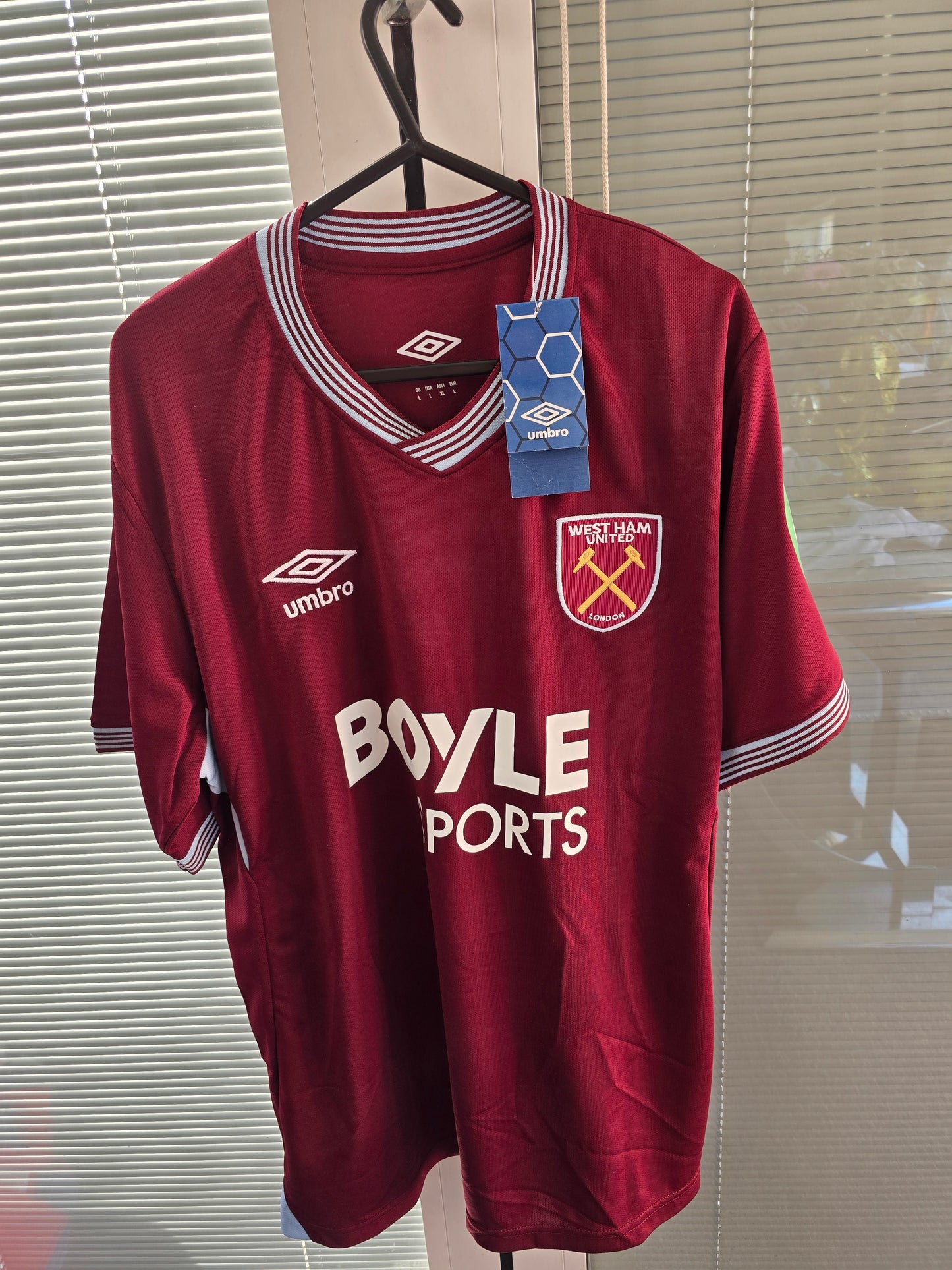 SIGNED JAROD BOWEN WEST HAM 25/26 SEASON SHIRT RAFFLE TICKET