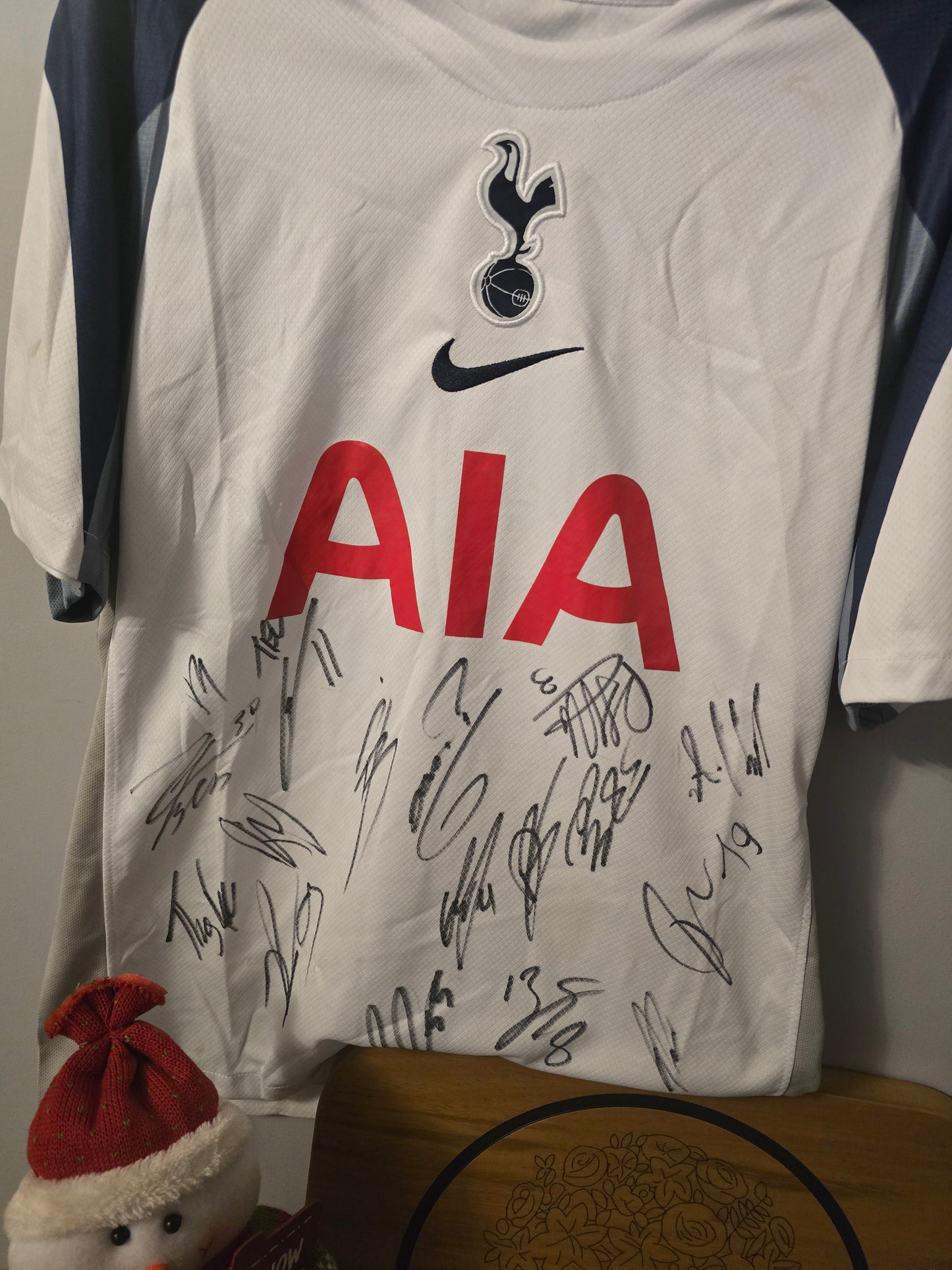 Full Team Signed Tottenham Shirt